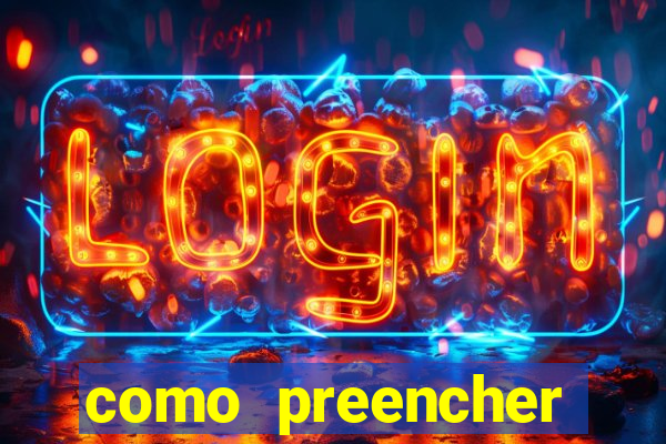 como preencher recibo de pagamento